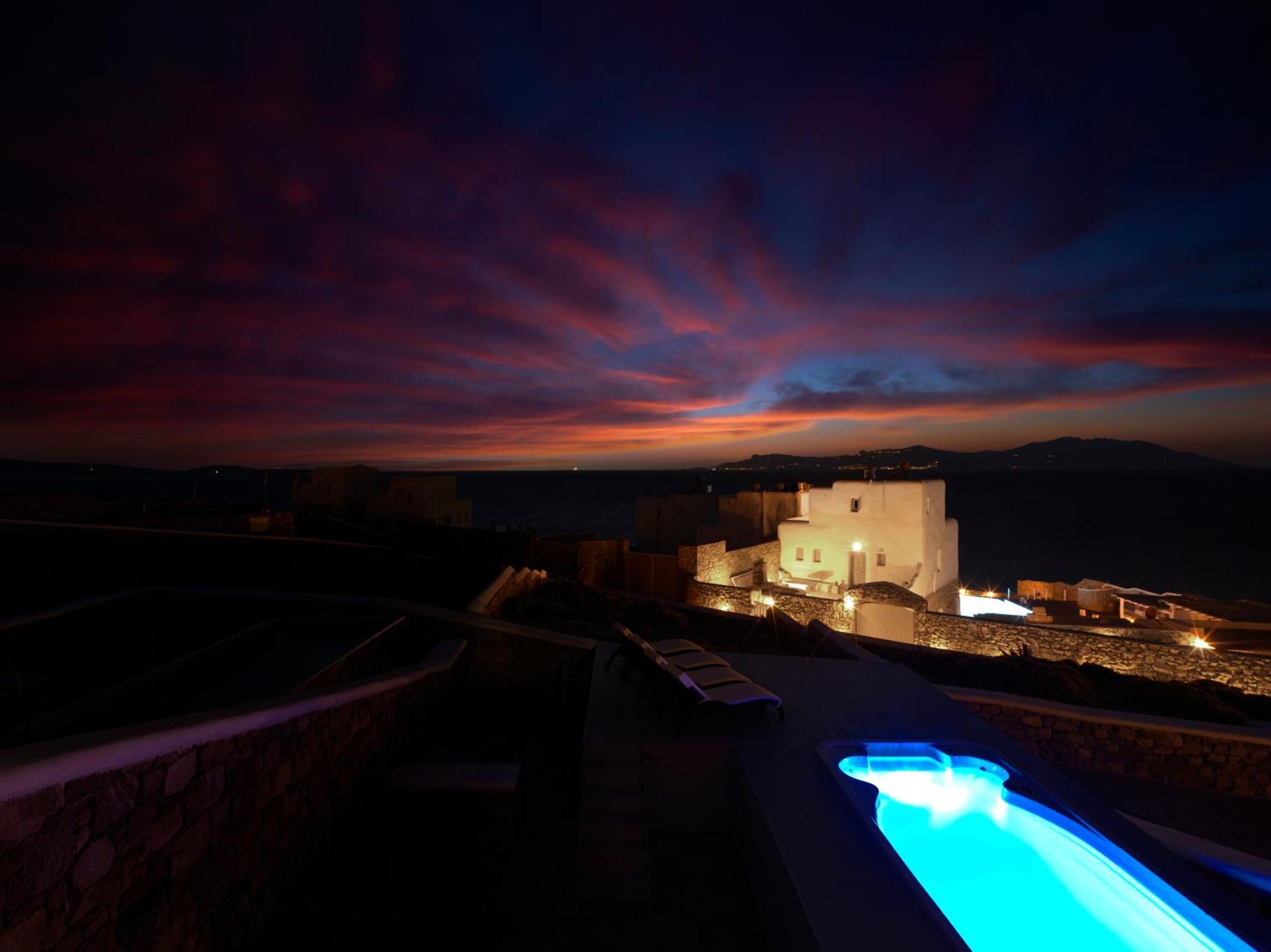 Sunset Villas In Mykonos By White Hills Mykonos Town Exterior photo